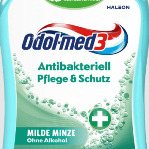 Odol-med3 burnos skalavimo skystis antibakterinė priežiūra ir apsauga, 500 ml