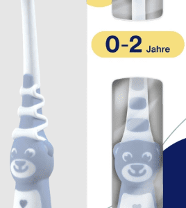 Dantų šepetėlis vaikams, pirmieji dantukai, 0-2 metai, 1 vnt