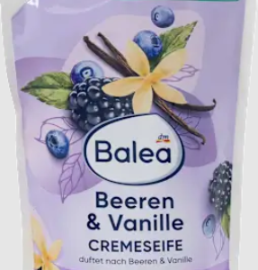 Balea skystas muilas Berries & Vanilla, papildymo pakuotė, 500 ml