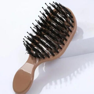 Mini kišeninis plaukų šepetys su nailono šereliais,1vnt