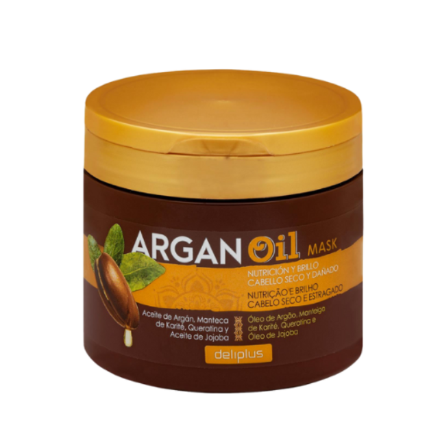 Deliplus "Argan Oil Mask" plaukų kaukė, 400ml