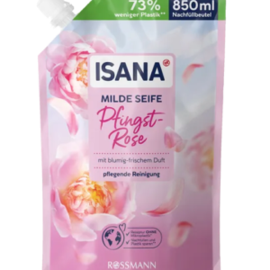 ISANA Švelnaus bijūnų muilo papildymo maišelis, 850ml